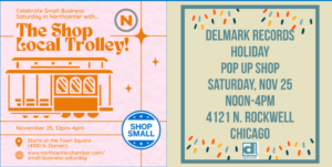 Delmark Pop Up Shop for Small Business Saturday